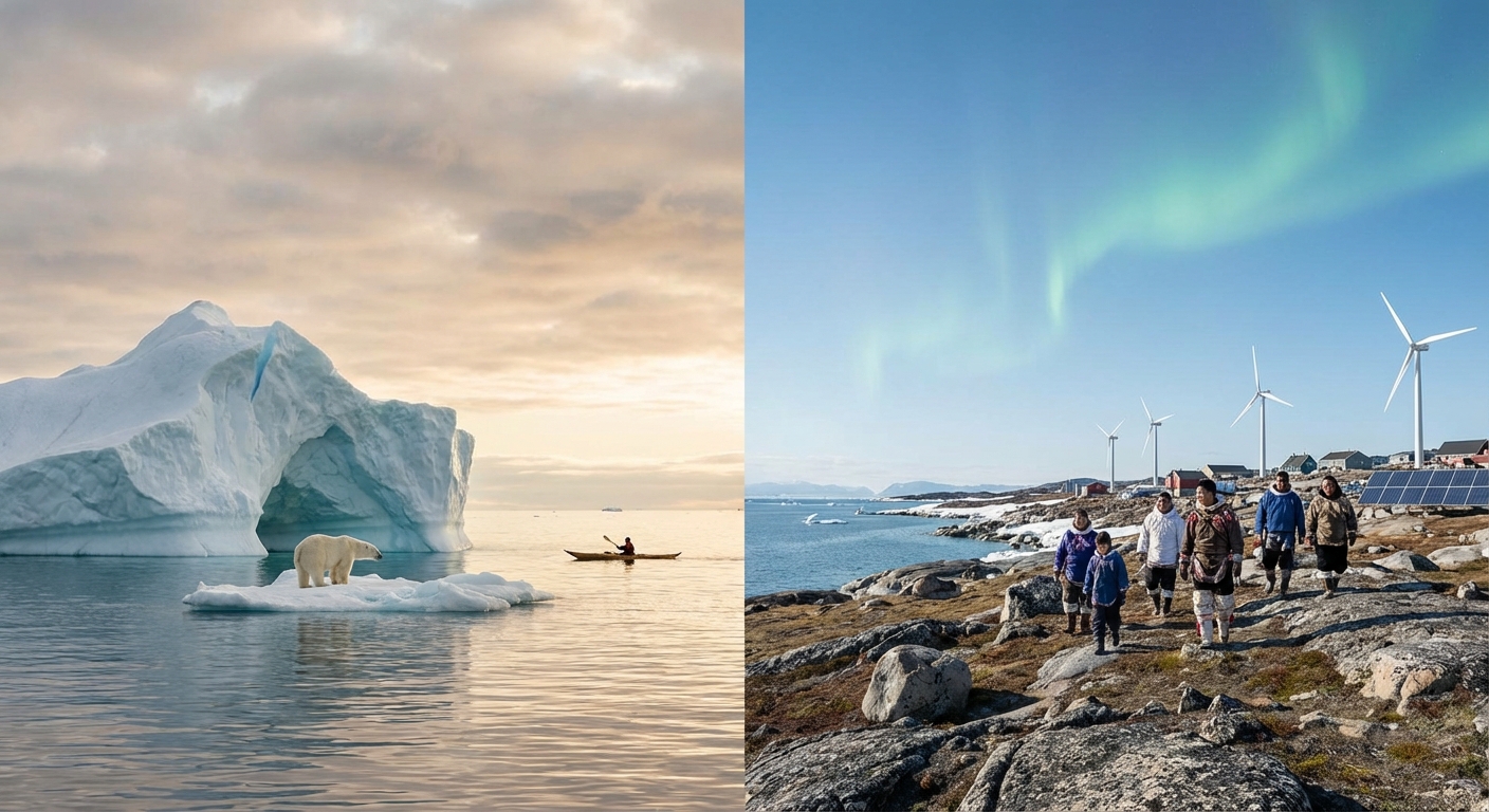 Hvordan påvirker klimaforandringer Grønlands økosystemer og oprindelige folk?