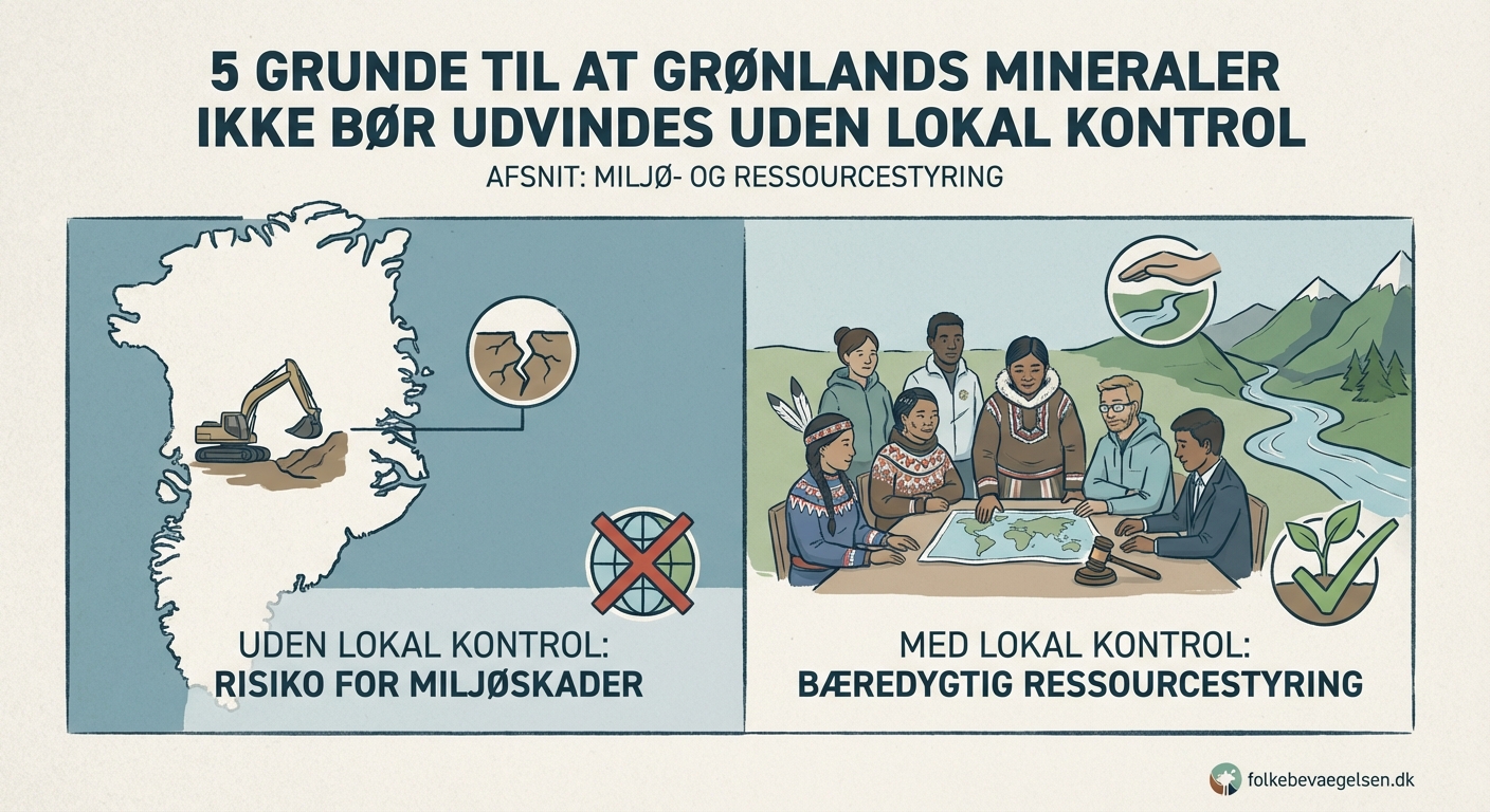 5 grunde til at Grønlands mineraler ikke bør udvindes uden lokal kontrol - Illustration 1