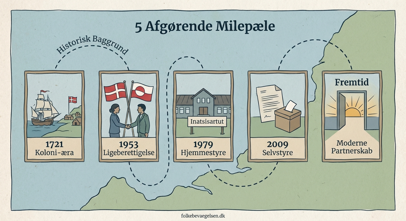 Fra koloni til selvstyre: 5 afgørende milepæle i Grønlands frigørelseskamp — 1