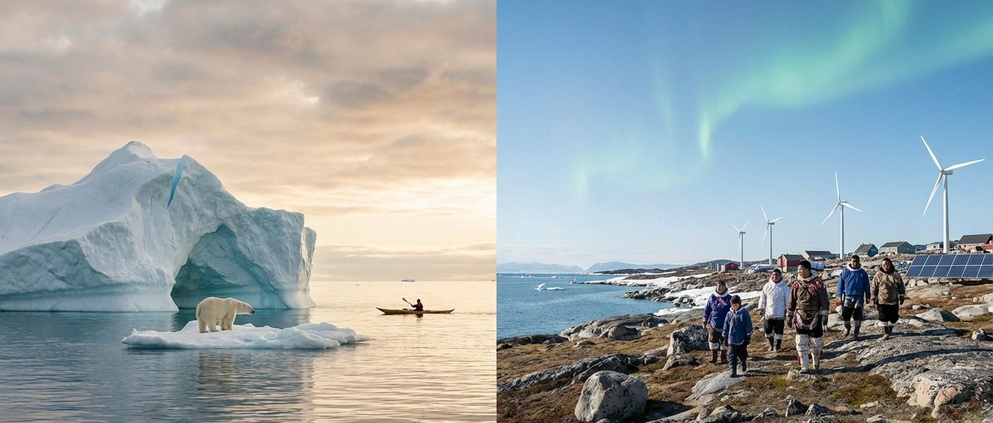 Hvordan påvirker klimaforandringer Grønlands økosystemer og oprindelige folk?