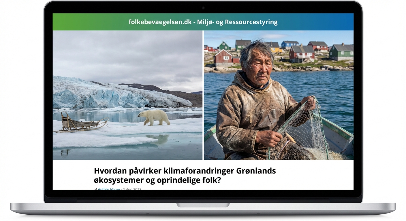 Hvordan påvirker klimaforandringer Grønlands økosystemer og oprindelige folk? — 2