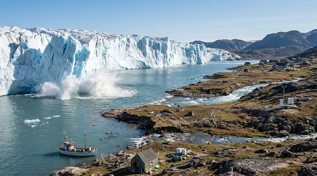 7 måder hvorpå smeltende indlandsis skaber nye trusler mod Grønlands miljø