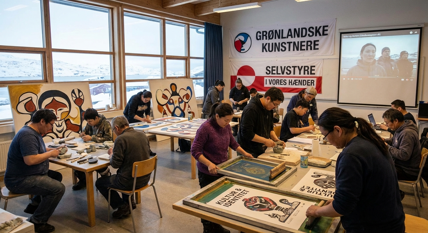 Grønlandske kunstnere i frontlinjen for selvstyre og identitet - Illustration 2